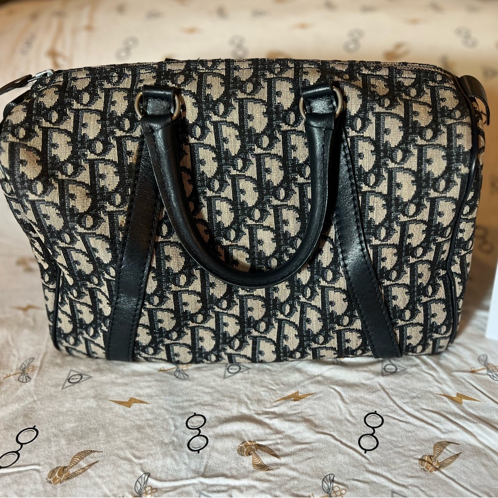 Vintage Dior trotter Boston bag